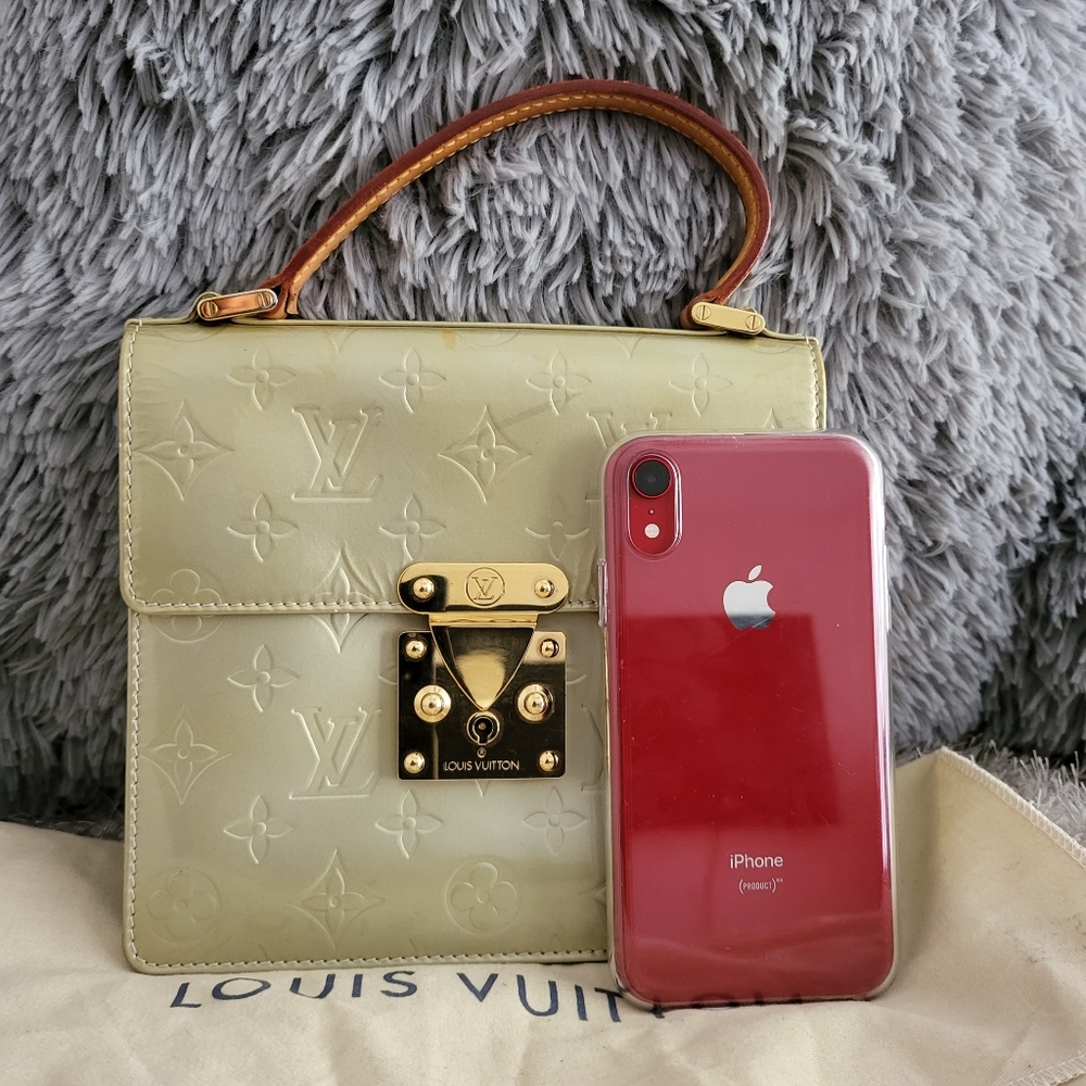 AUTHENTIC LOUIS VUITTON Spring Street Citrine Vernis Monogram Bag - Picture 14 of 15